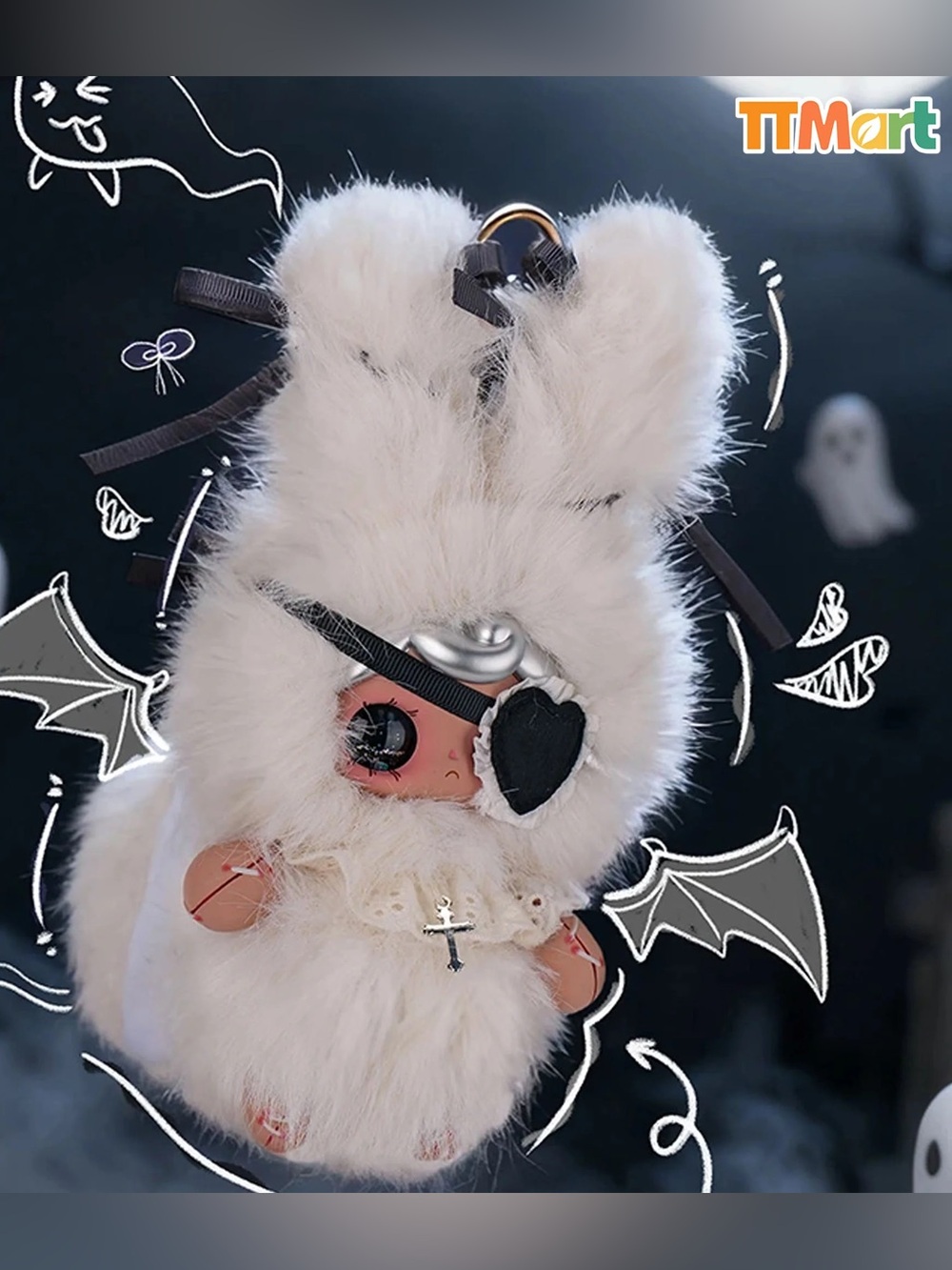 Yuna Beneath The Nightfall Plush Pendant Keychain Confirmed Angel